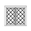 Outswing Casement
Decorative leaded glass with radius top
Unit Dimension 30" x 51"
